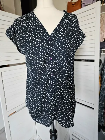 Blouse manches courtes T.L