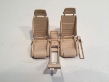 Console sièges pièce détachée miniature Burago Ferrari 348 tb 1989 1/18 1/18e 1/18ème #A29