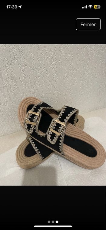 Claquettes femme neuf taille 41