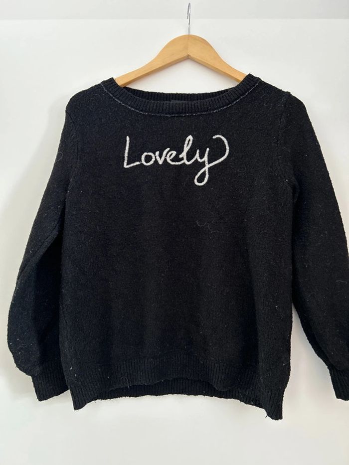 Pull en maille noir