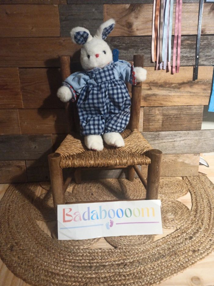 Peluche lapin vintage Jacadi tbe