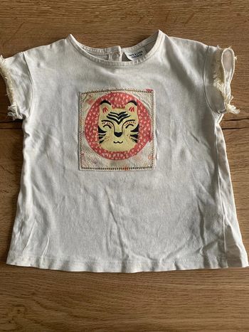 Tee shirt lion fille