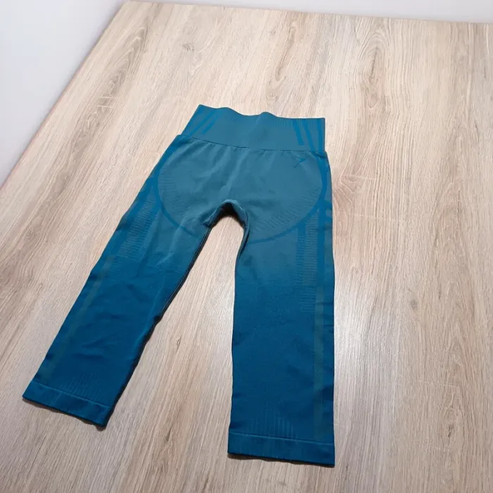 Legging gymshark femme s bleu legging court - photo numéro 3