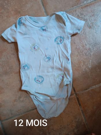 Body garçon 12 MOIS