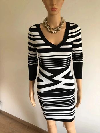 Robe rayée noire et blanche Morgan taille S jamais portée