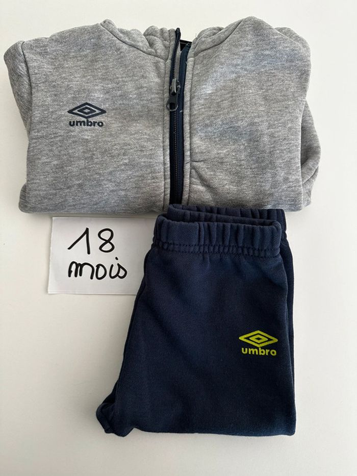 Ensemble jogging Umbro 18 mois / 80 cm - photo numéro 2