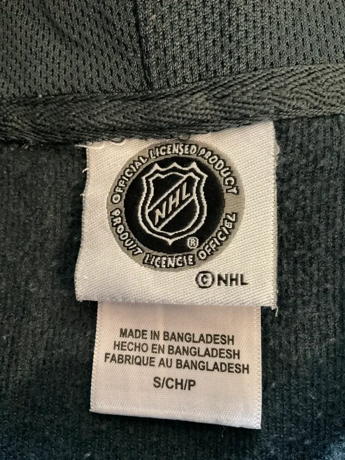 Sweat à capuche gris foncé pour homme NHL Pittsburgh Penguins taille S 469 - photo numéro 10
