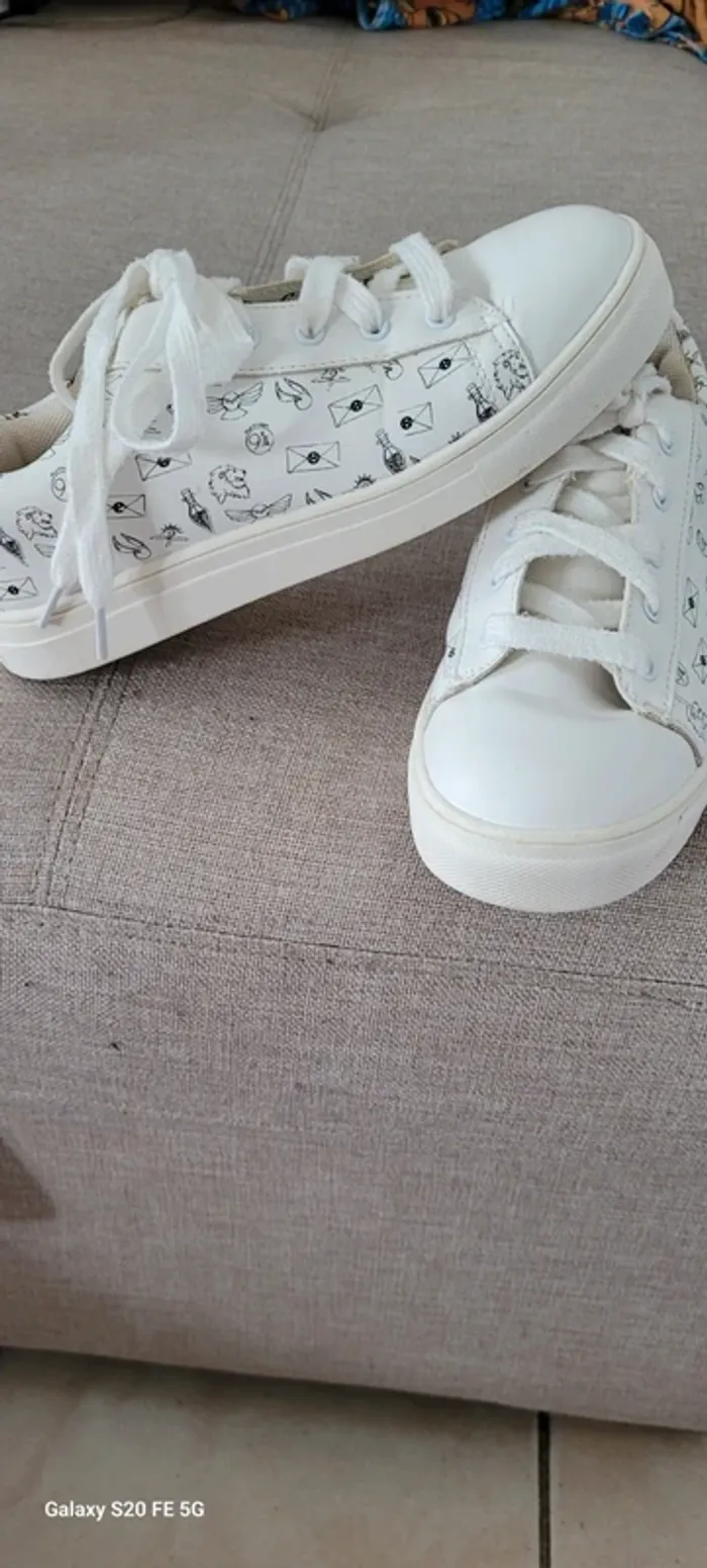 Baskets blanches fille Harry Potter - photo numéro 6