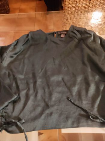 Blouse femme vert foncé