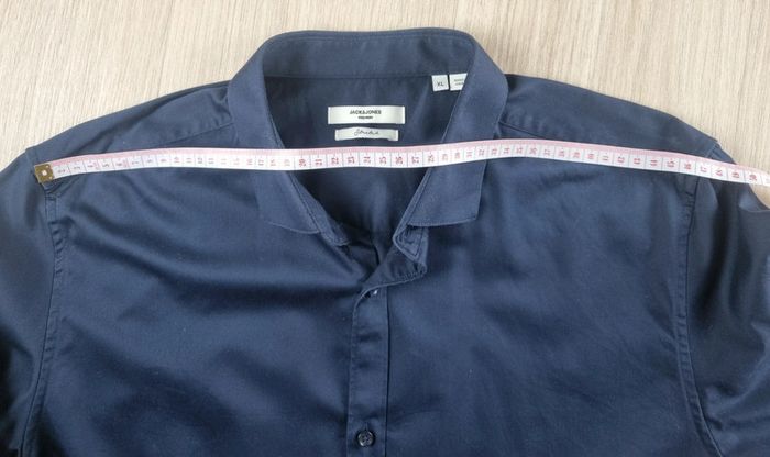 Chemise bleue Jack & Jones Homme Taille Xl - photo numéro 7