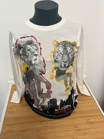 Tee shirt lion et tigre h&m