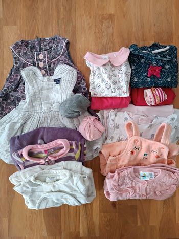 Lot de vêtements hiver fille - 3 mois