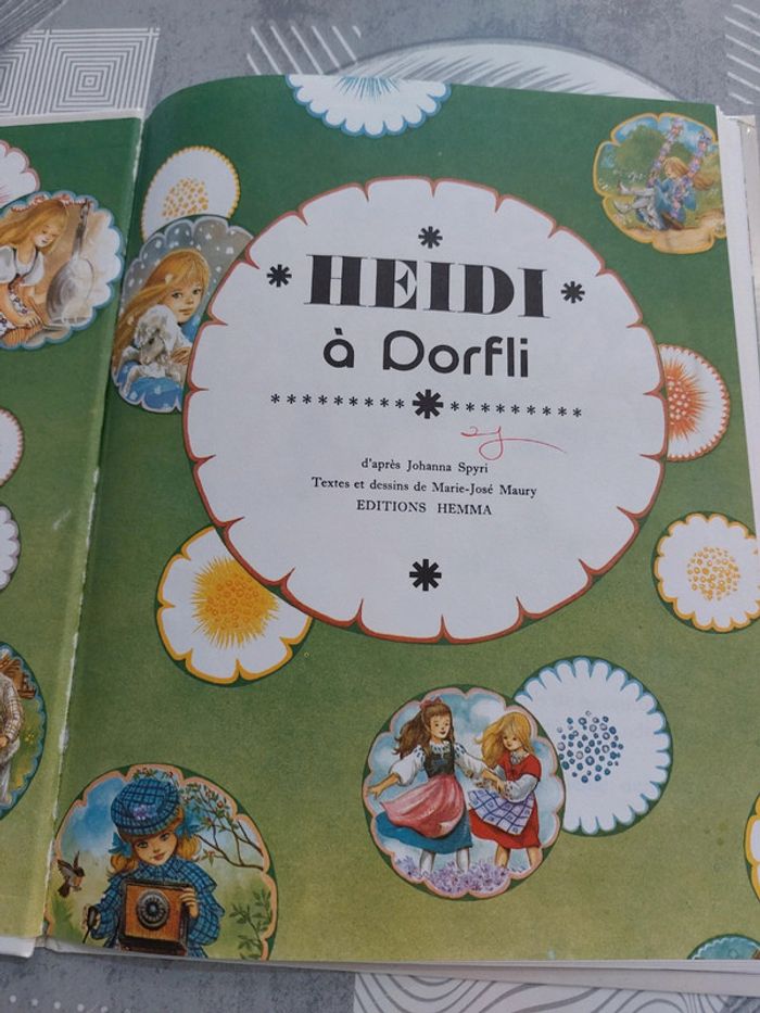 Livre Heidi à Dorfli 1974 - photo numéro 3