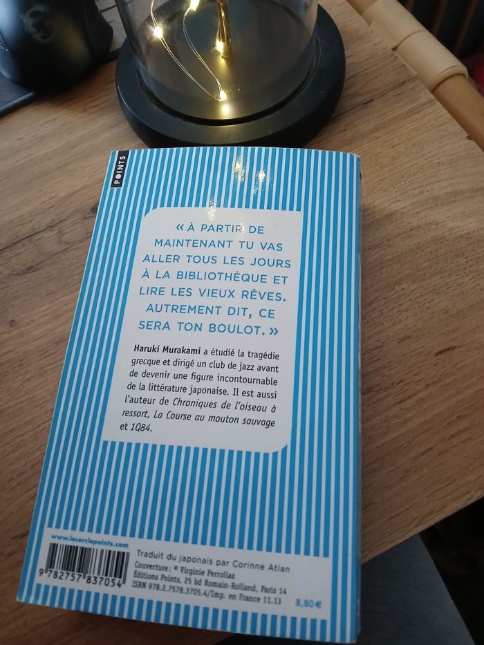 LIVRE LA FIN DES TEMPS DE HARUKI MURAKAMI - photo numéro 2