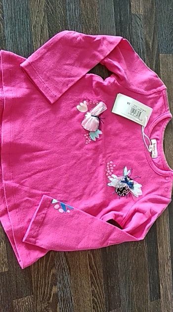 Tee shirt manches longues catimini 2 ans