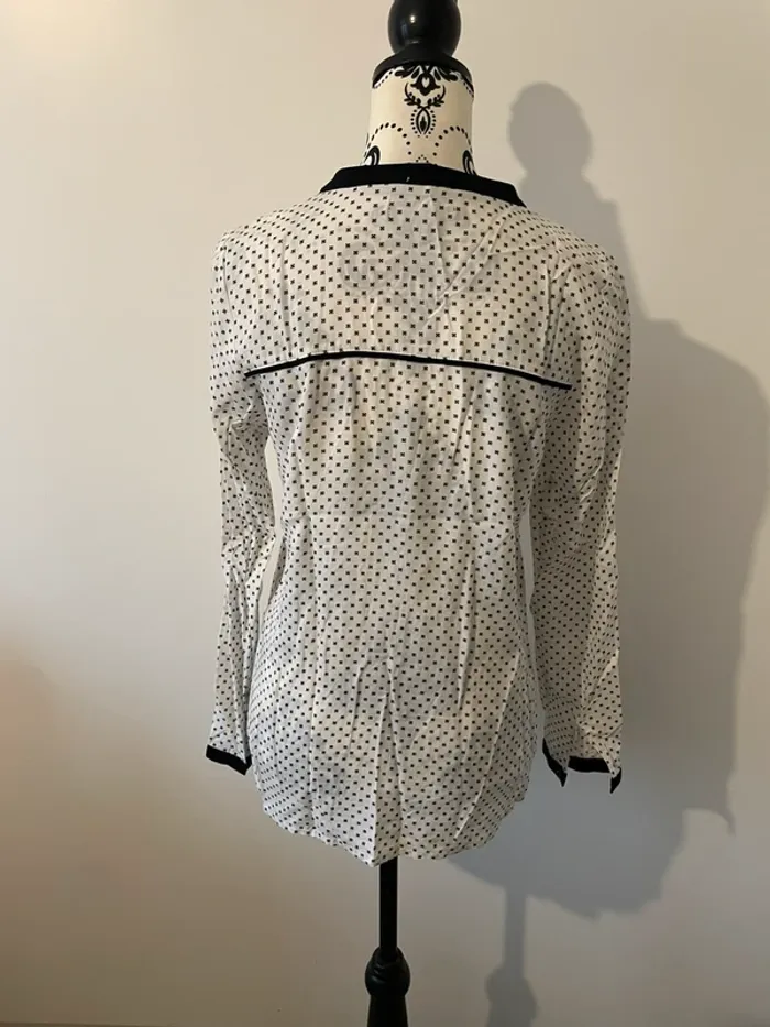 Blouse Terre de Marins - Neuf - Motif géométrique - Taille 36 - photo numéro 5