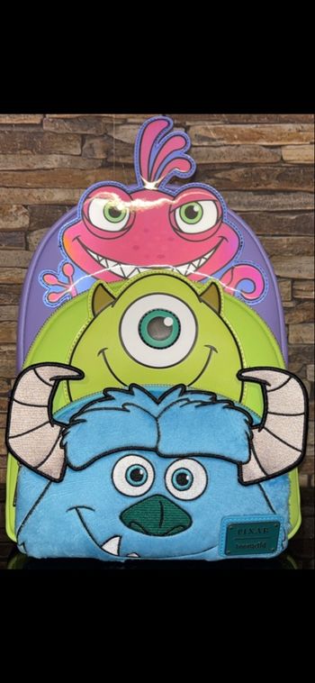 Sac à dos Loungefly  Monstre et cie Disney 