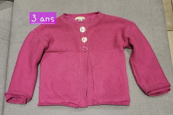 Gilet fille rose 3 ans vertbaudet