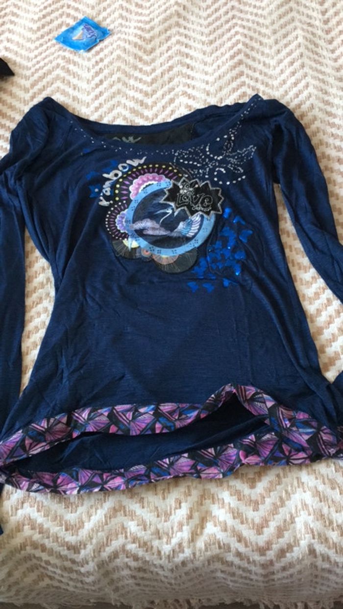 Haut desigual taille s