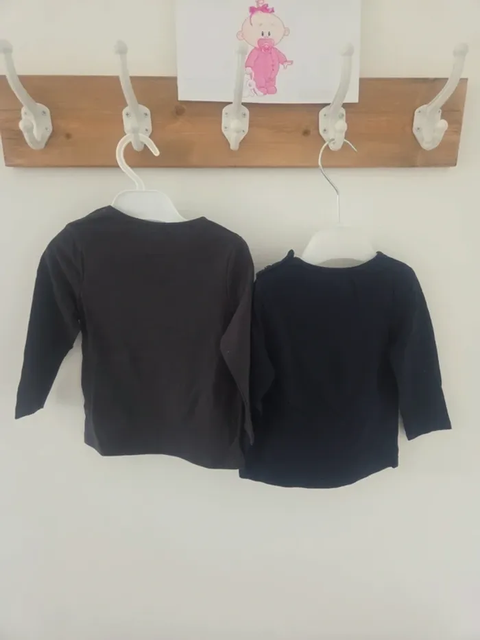 Lot 2 tee-shirts 12m kiabi - photo numéro 6