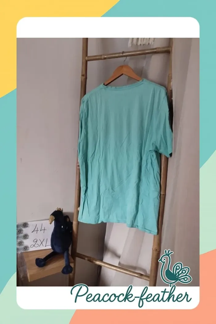 T-shirt bleu mint xxl homme billabong - photo numéro 6