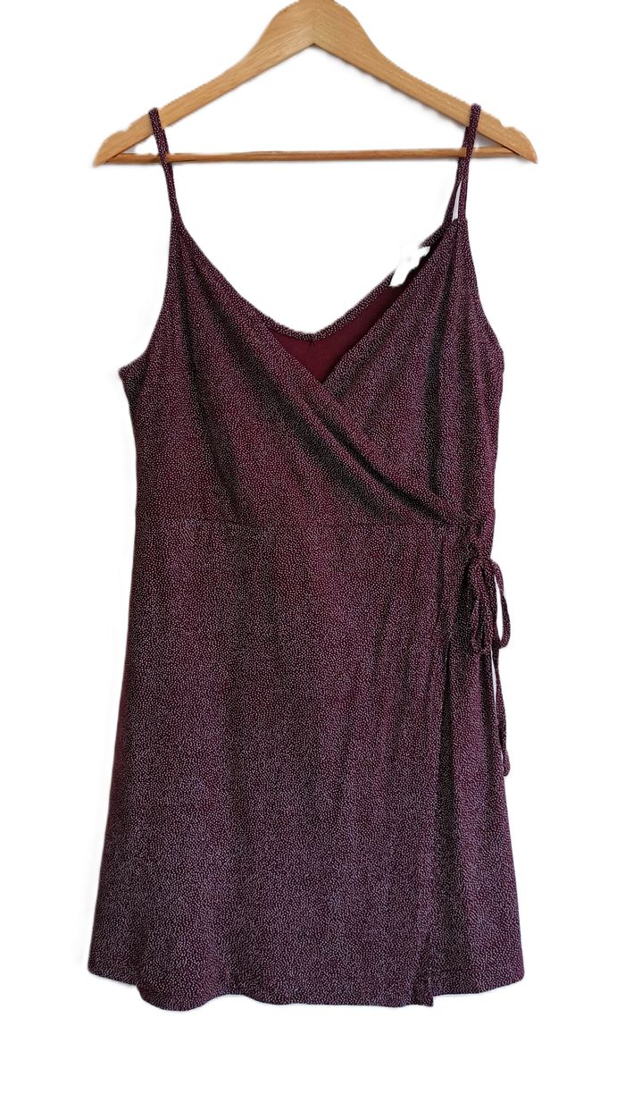 Top cache coeur prune. H&M. Coton. Modal. Taille 40