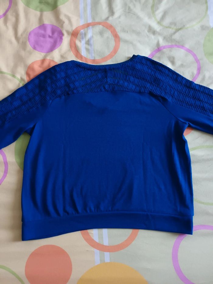 Pull bleu - photo numéro 2