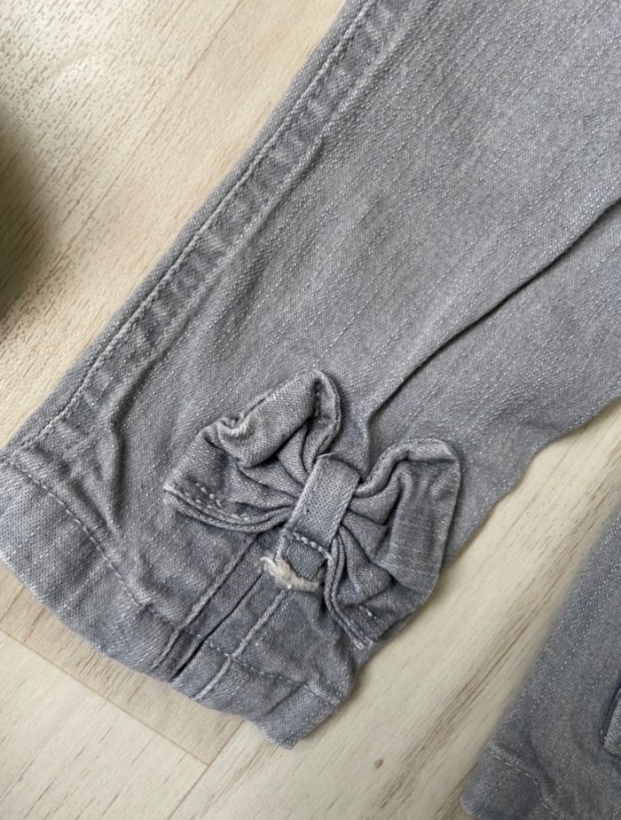 Jean gris noeuds TAPE À L’œil t.6m - photo numéro 4