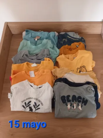 Lot t shirst 12 mois