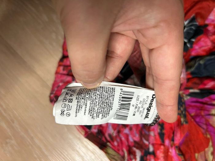 Mini robe ou tunique Desigual rose imprimée multicolore - photo numéro 4