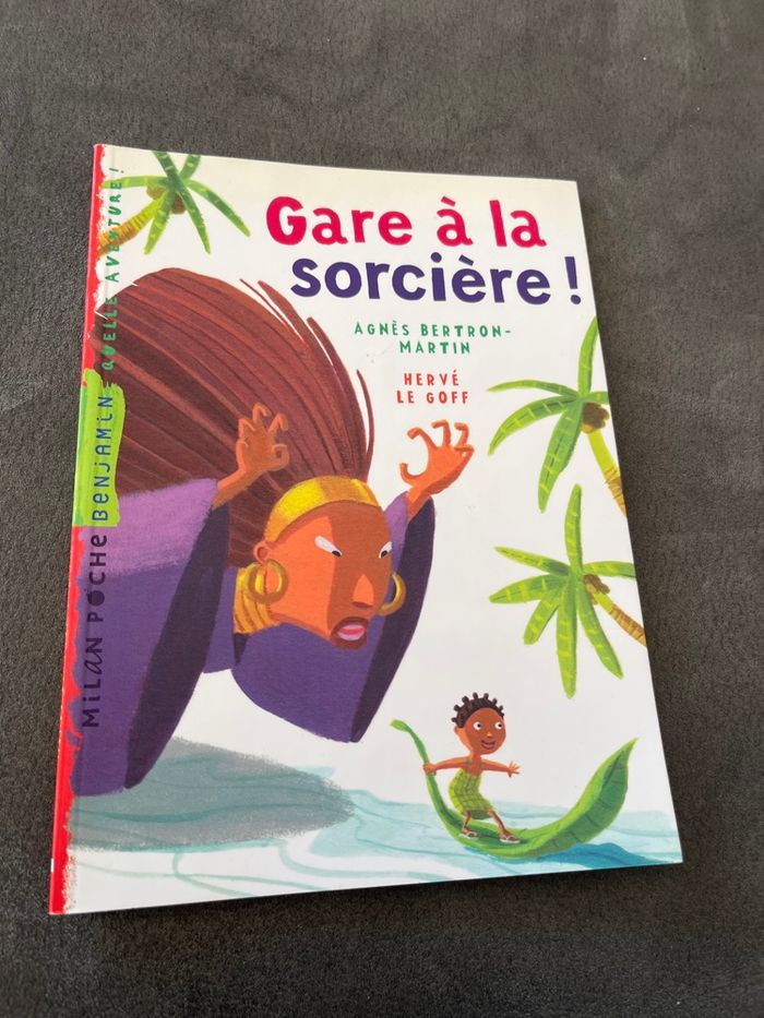 Livre cp ce1 Milan benjamin gare a la sorcière - photo numéro 1