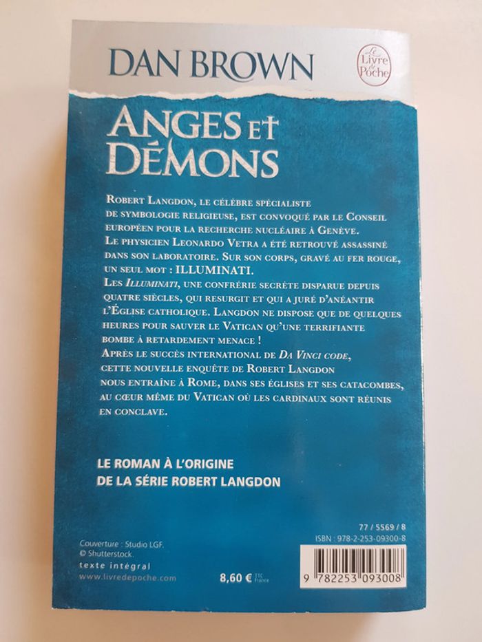 Anges et démons dan brown - photo numéro 4