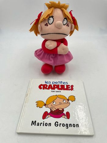 Livre + peluche les petites crapules Marion Grognon