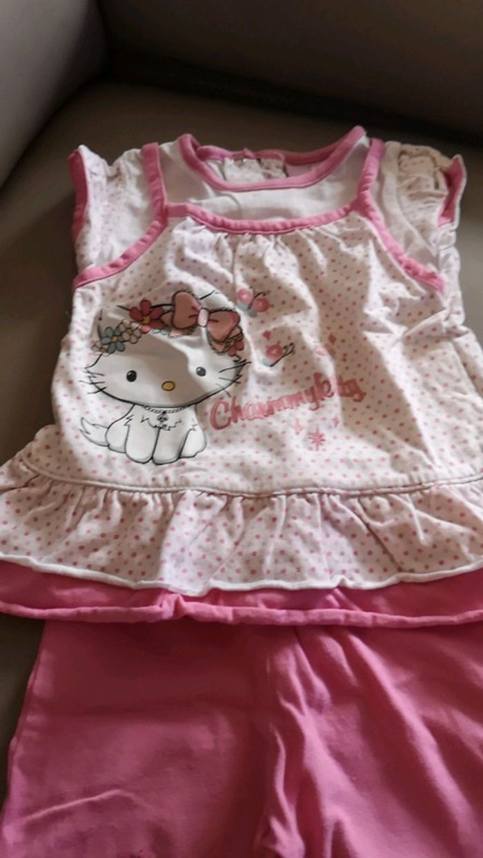 Ensemble hello kitty été 18 mois - photo numéro 4