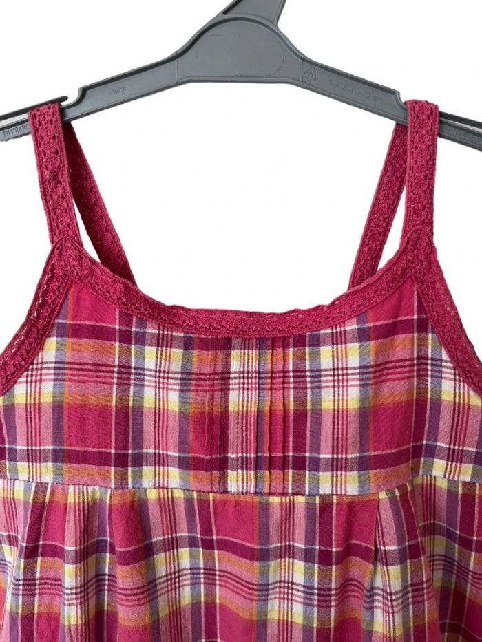 Top à bretelles rose et jaune à carreaux - L.O.G.G by H&M 122cm (7 ans) - photo numéro 2