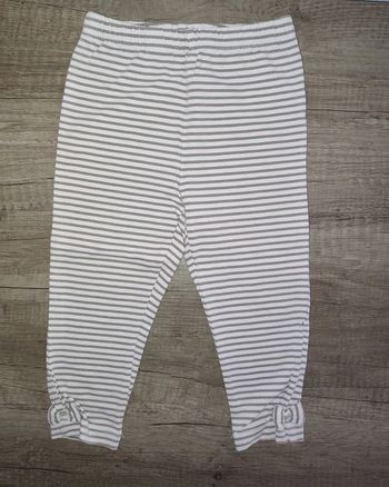 Legging 18 mois Tex Baby blanc et beige #Fille18mois