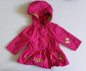 Manteau mi-saison rose 6 mois 