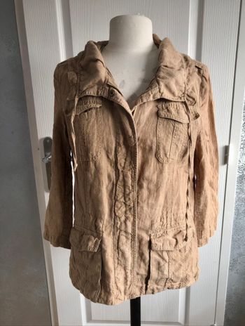 Chemise en lin beige