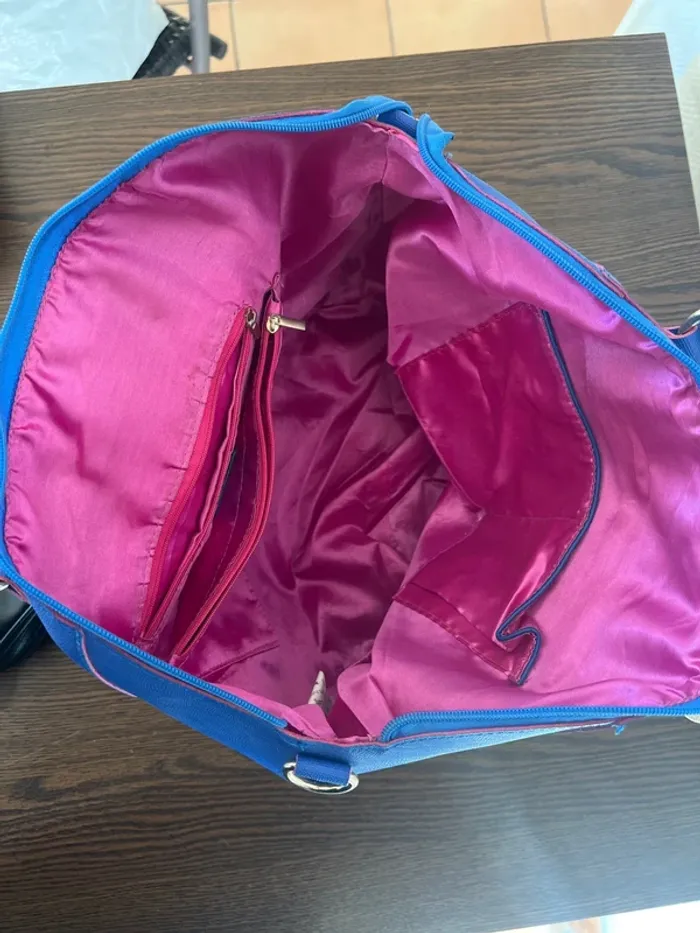Sac à main bleu roi - photo numéro 3