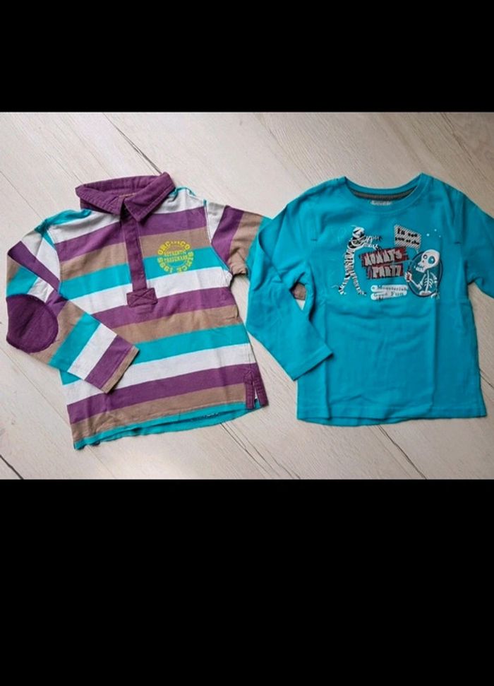Lot de 2 tee shirts manches longues garçon orchestra 5 ans