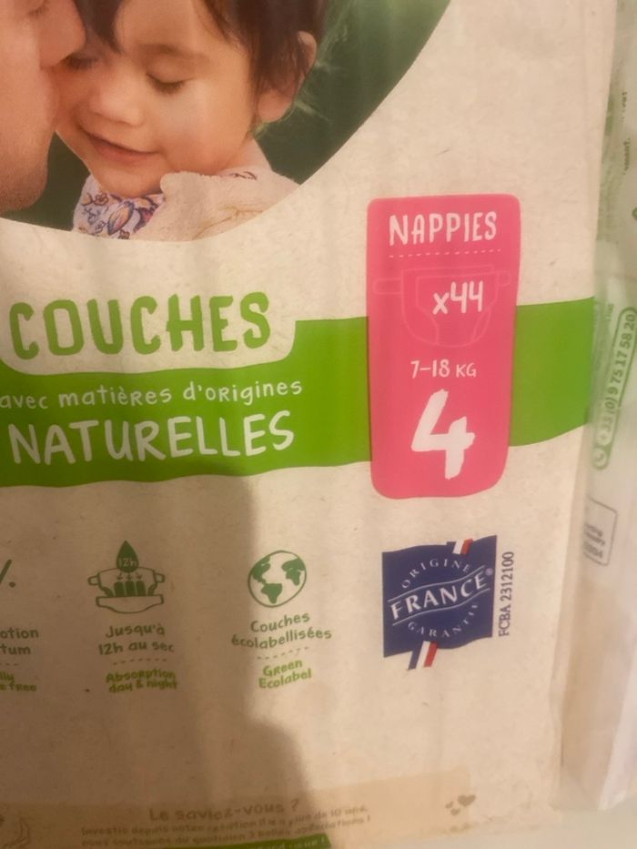 Couches taille 4 et 4+ - photo numéro 2