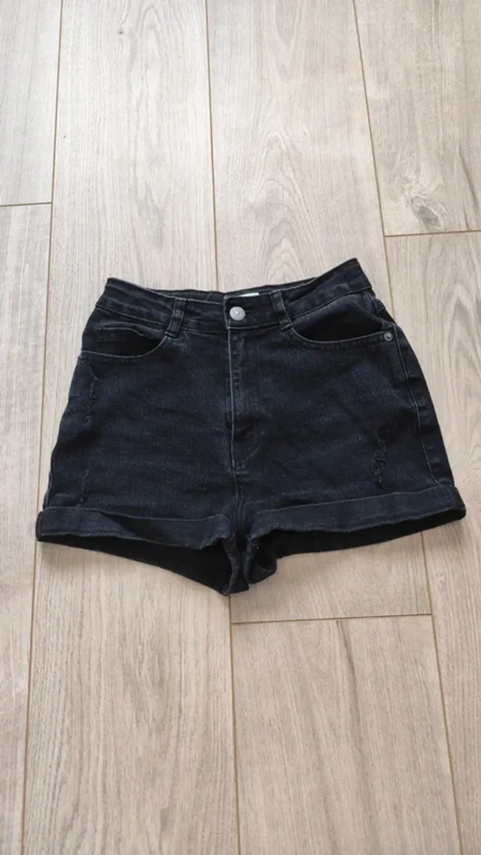 Short en jeans