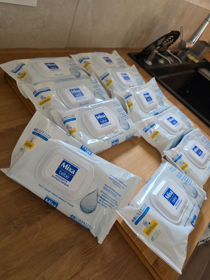 Lingettes mixa bébé x 10 paquets - photo numéro 3