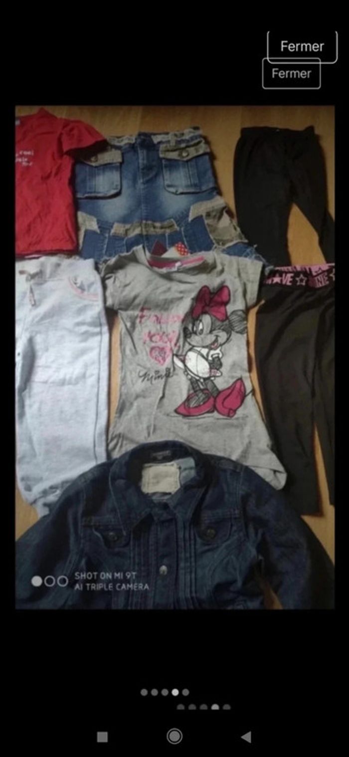Lot fille été hauts veste 6 ans - photo numéro 3