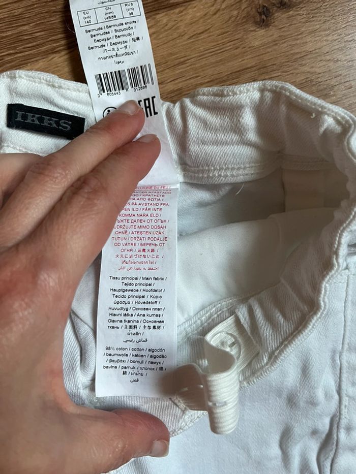 Short blanc fille Ikks 10 ans - photo numéro 7