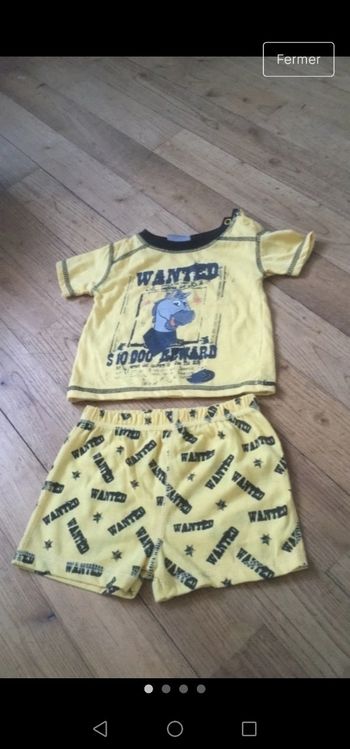 Ensemble short et tee shirt 3 mois