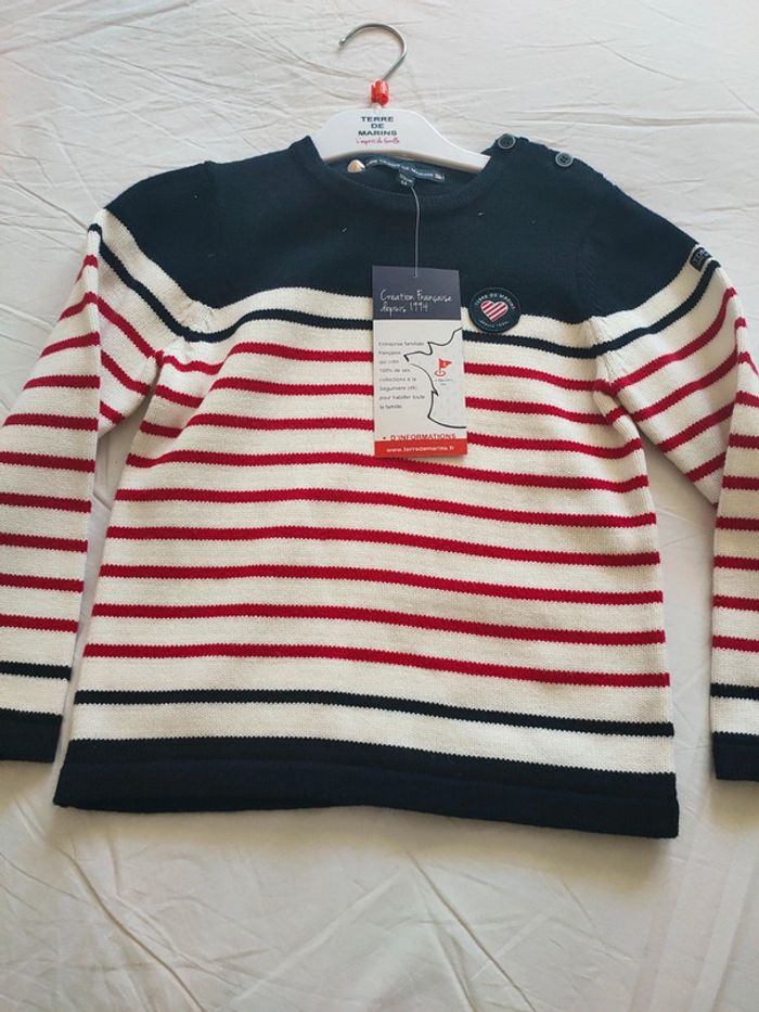 Pull enfant EF en H21 Terres des marins 5 ans