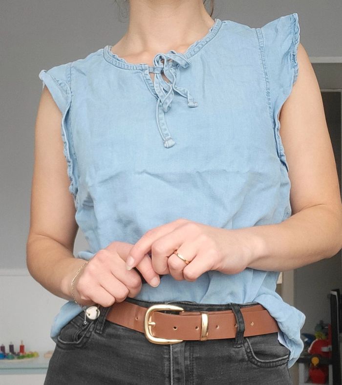 Débardeur style jean bleu clair esmara 36 - photo numéro 2