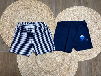 Lot deux shorts 6 mois