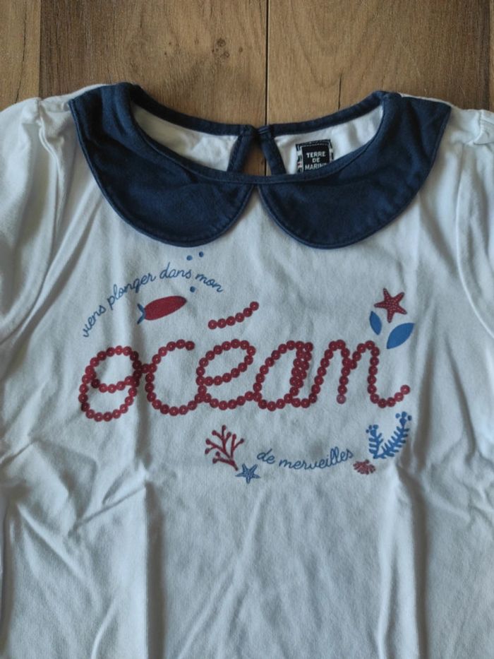 Tee-shirt MC Terre de Marins 4 ans - photo numéro 2